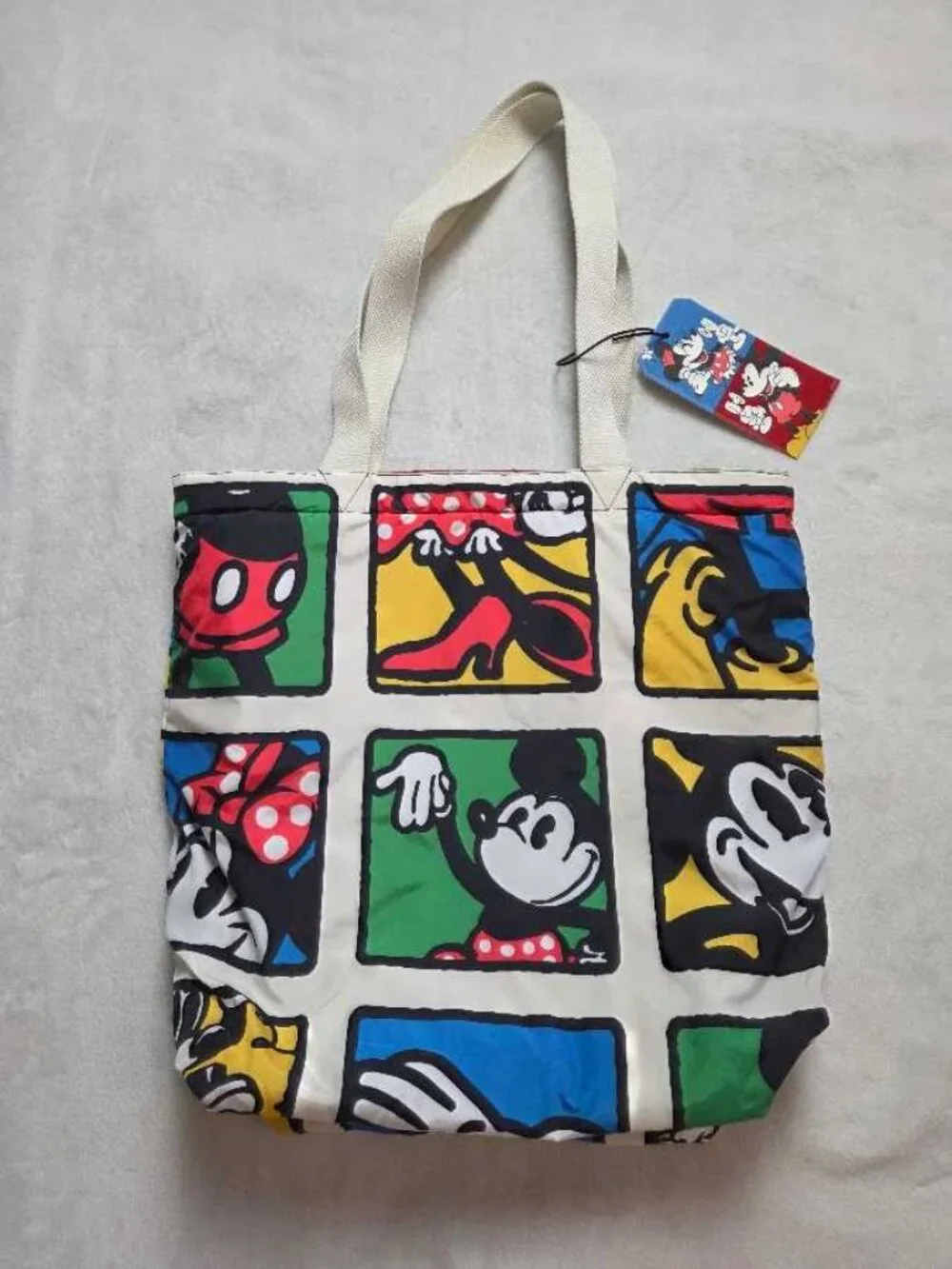New Levi's x Disney Mickey Mouse & Friends quilted reversible tote bag